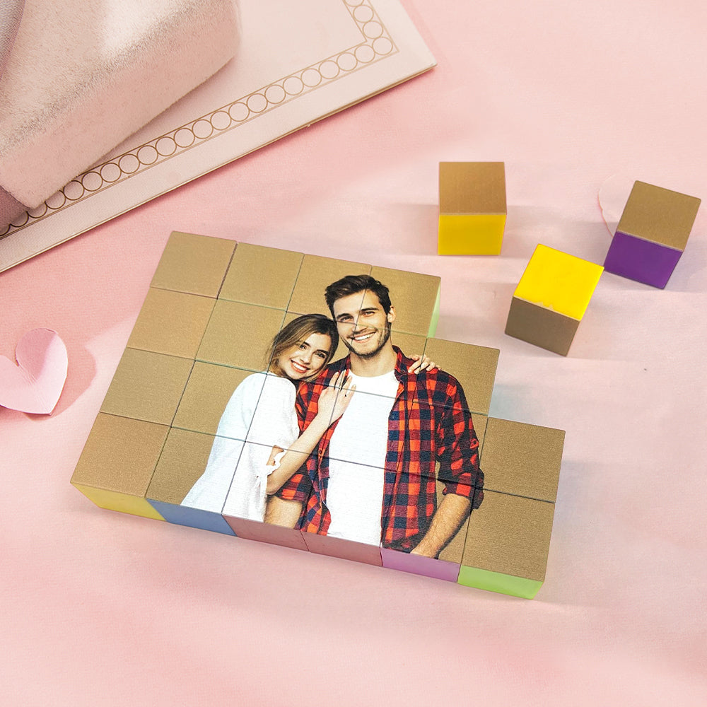 Personalized Photo Building Blocks – DIY Magnetic Custom Gift Set