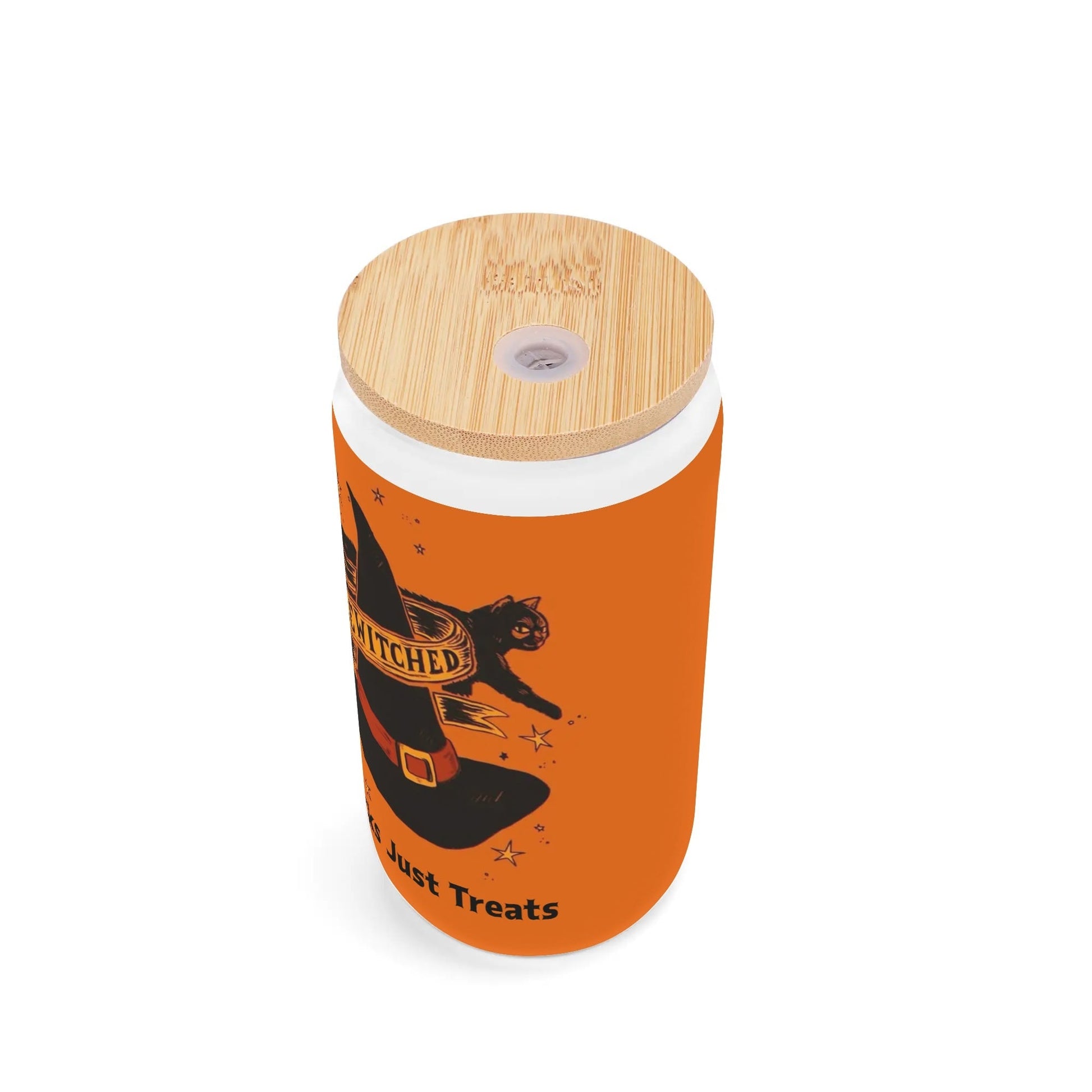 Bewitched Halloween Tumbler – “No Tricks Just Treats” | Customizable Text - De Krys