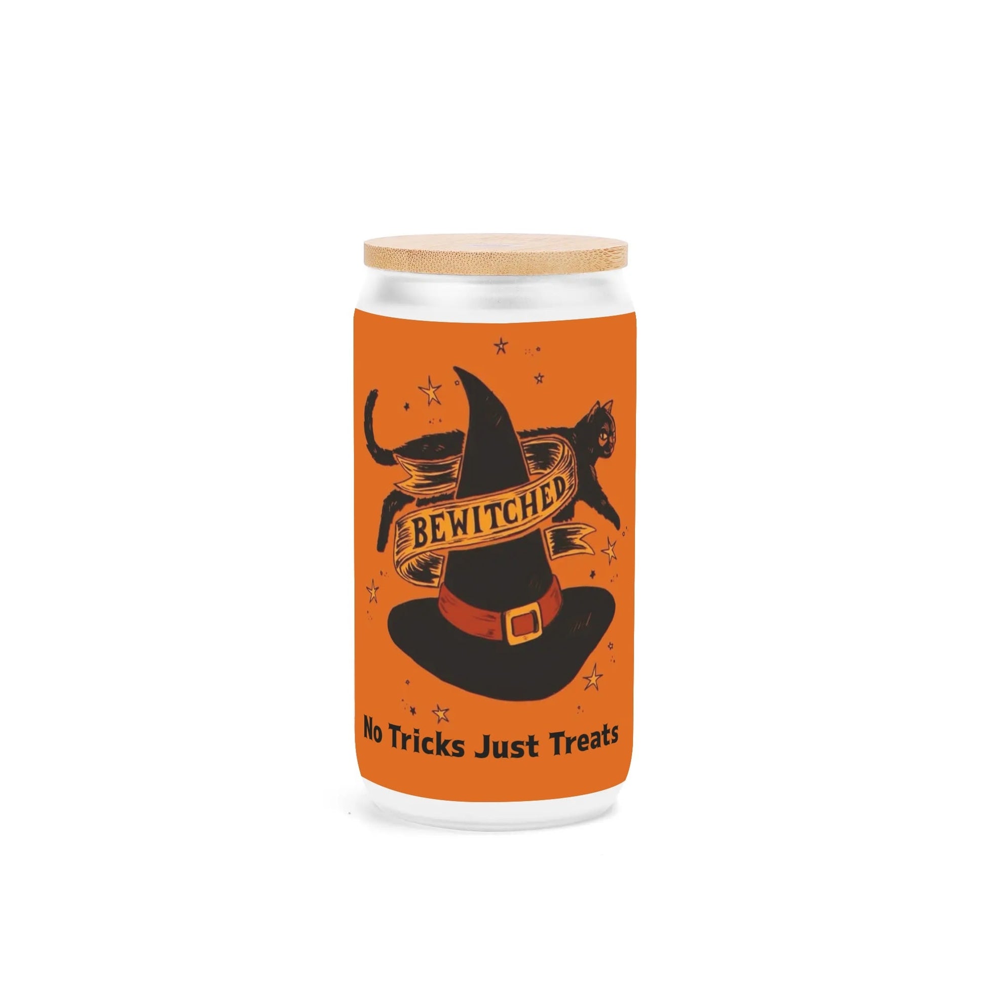 Bewitched Halloween Tumbler – “No Tricks Just Treats” | Customizable Text - De Krys