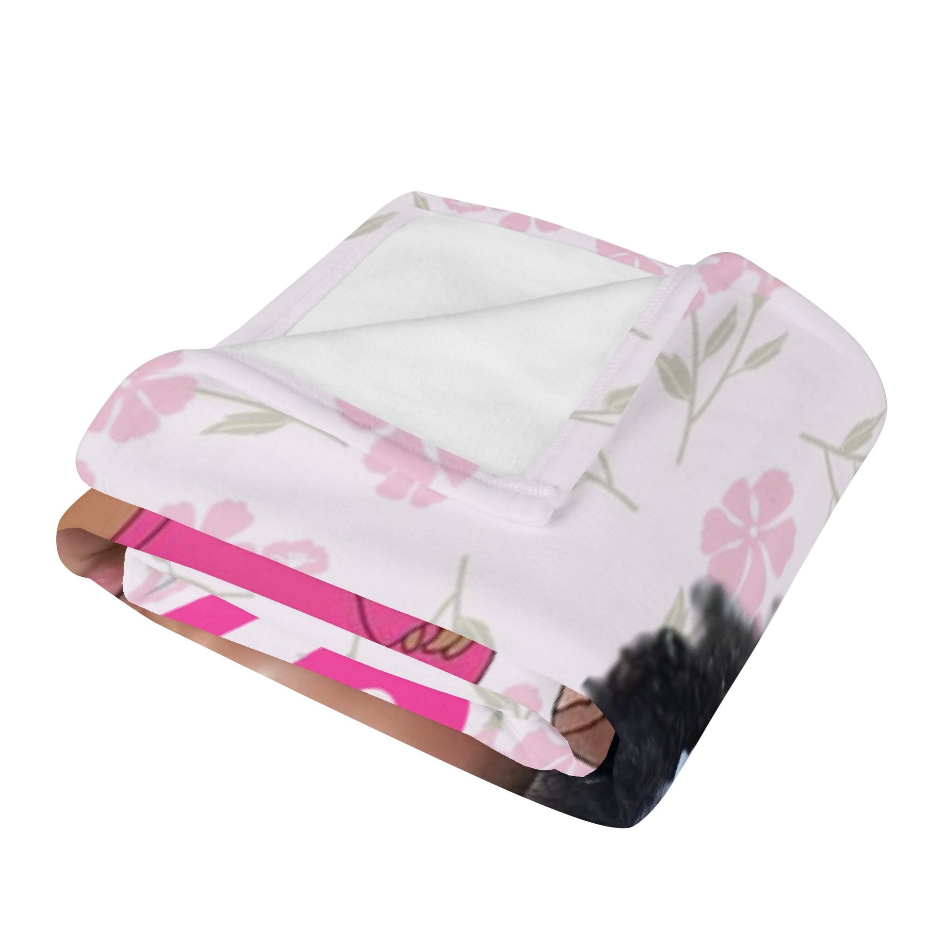 Custom Baby Girl Blanket with Photo – “My Little Princess” Personalized Crib Blanket | Upload Your Baby's Face - De Krys