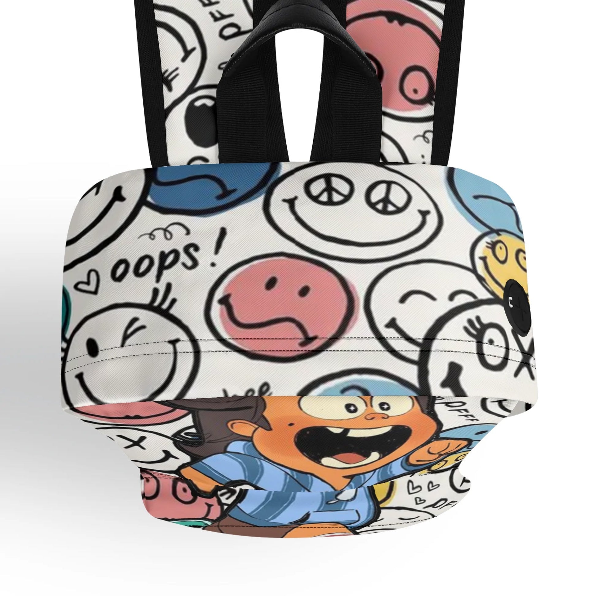 Custom Cartoon Kids Backpack 🎒 | Personalized Name School Bag - De Krys