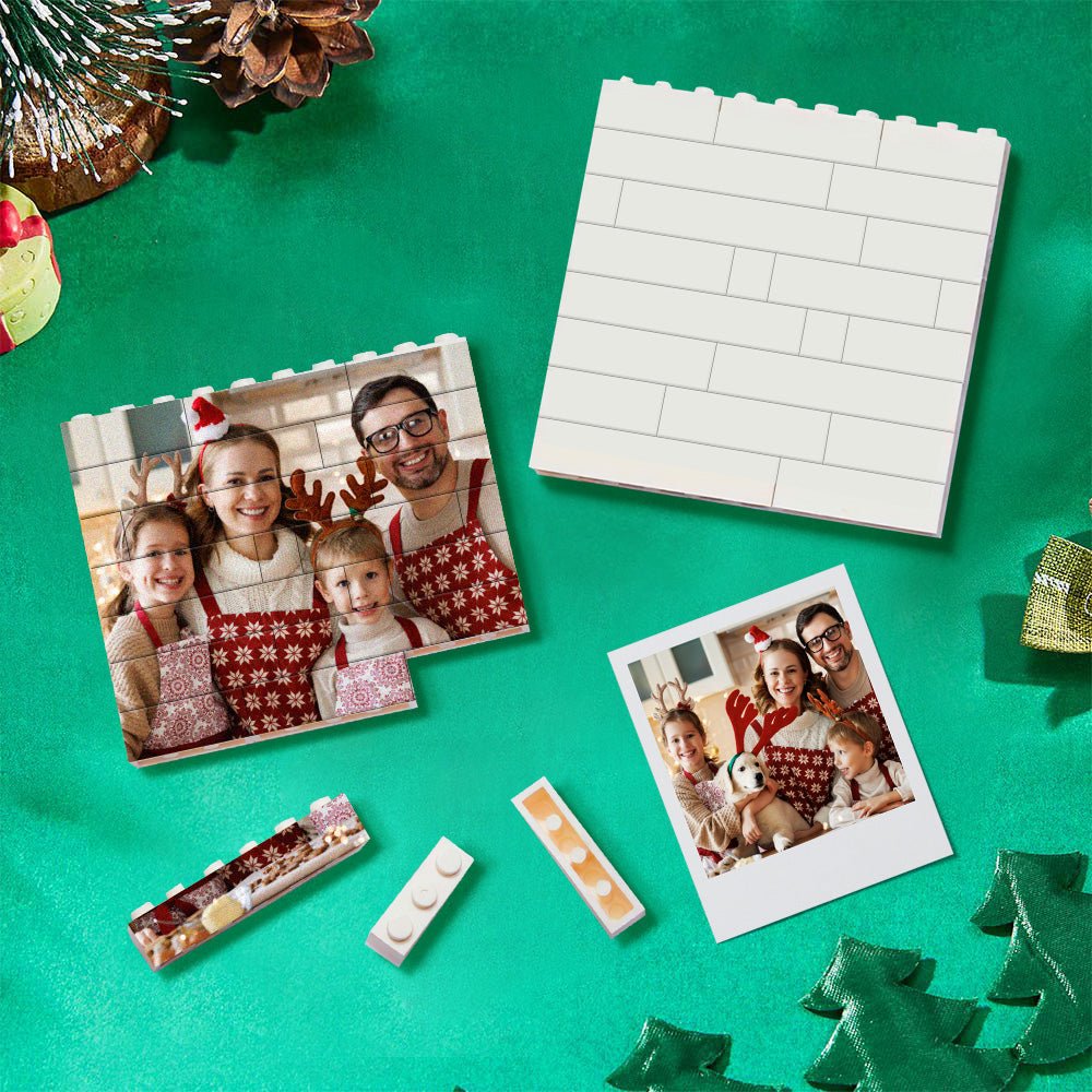 Custom Holiday Photo Block Puzzle – Buildable Keepsake - De Krys