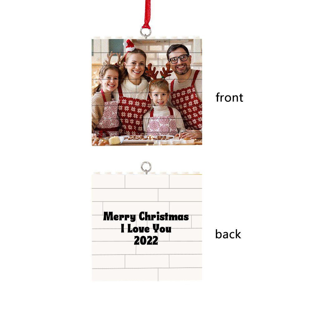 Custom Holiday Photo Block Puzzle – Buildable Keepsake - De Krys