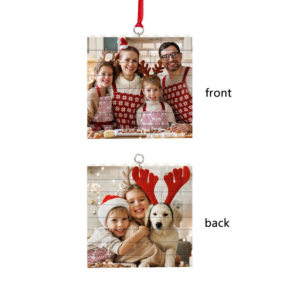 Custom Holiday Photo Block Puzzle – Buildable Keepsake - De Krys