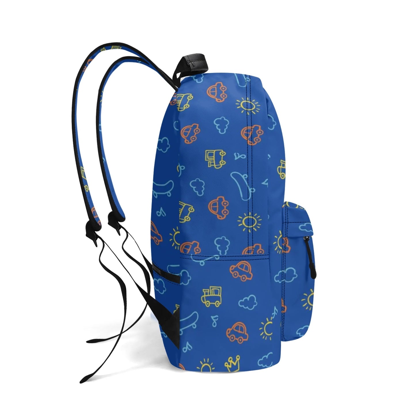 Custom Kids Backpack with Name & Cartoon Face | Personalized Toddler Bag for Preschool - De Krys