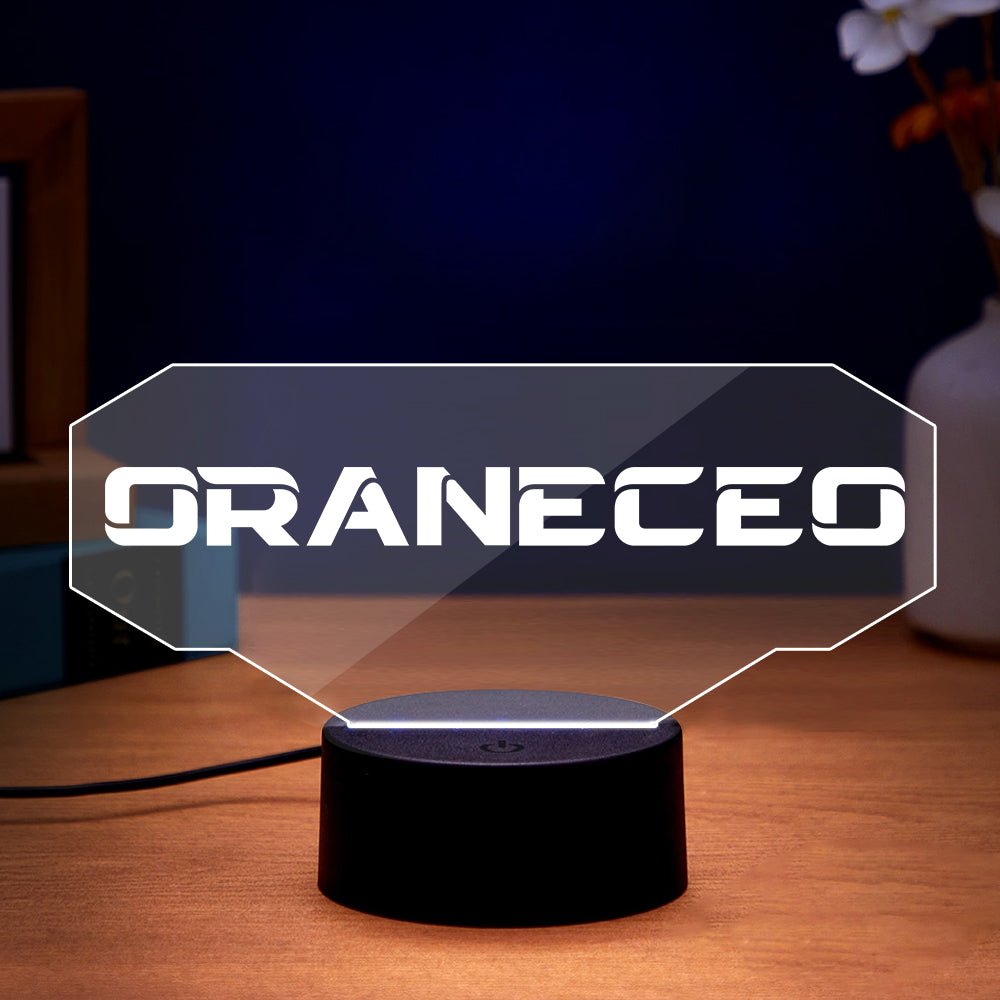 Unique personalized LED name light perfect for gifts and décor