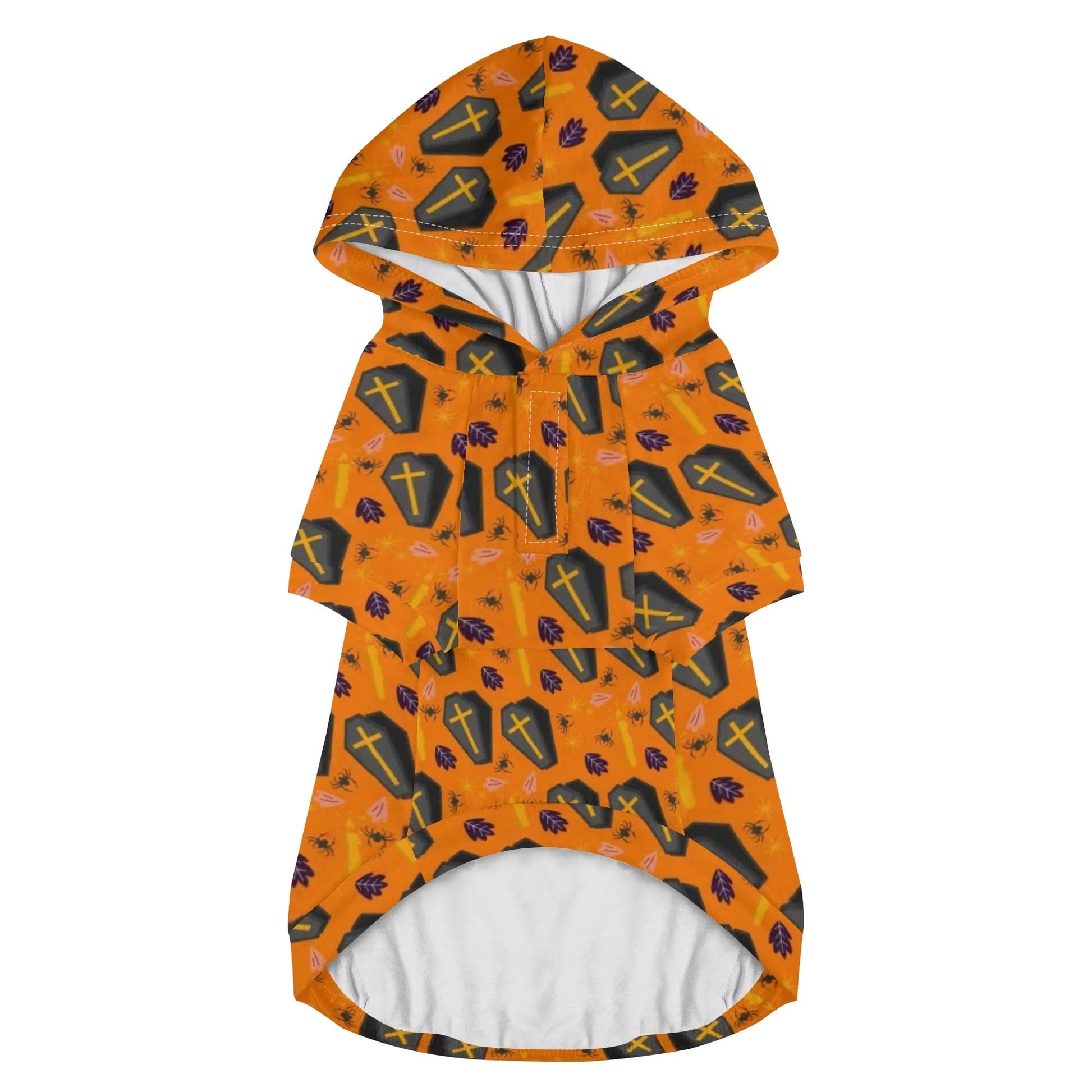 Custom Pet Halloween Hoodie – Personalized Dog or Cat Costume with Photo & Name - De Krys