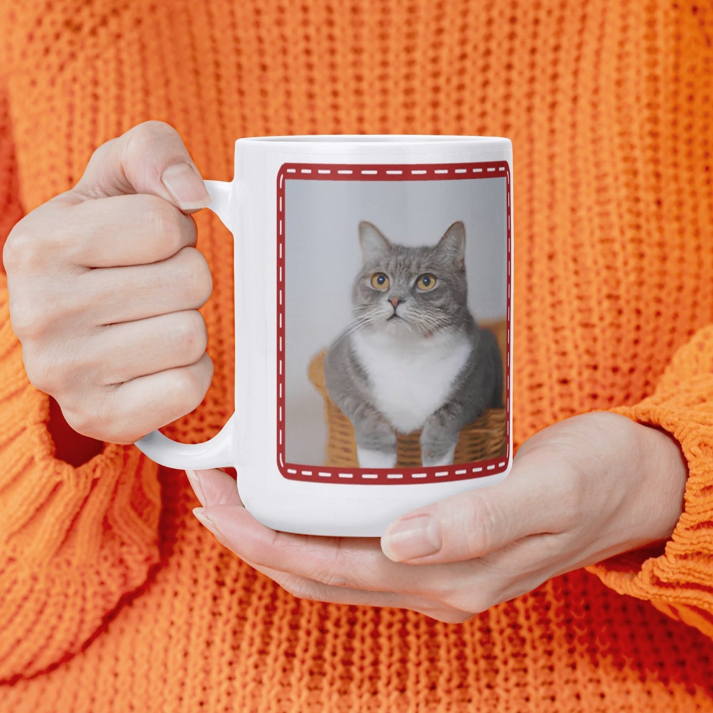 Custom Pet Photo Mug – Personalized Dog & Cat Lover Gift for Any Occasion - De Krys