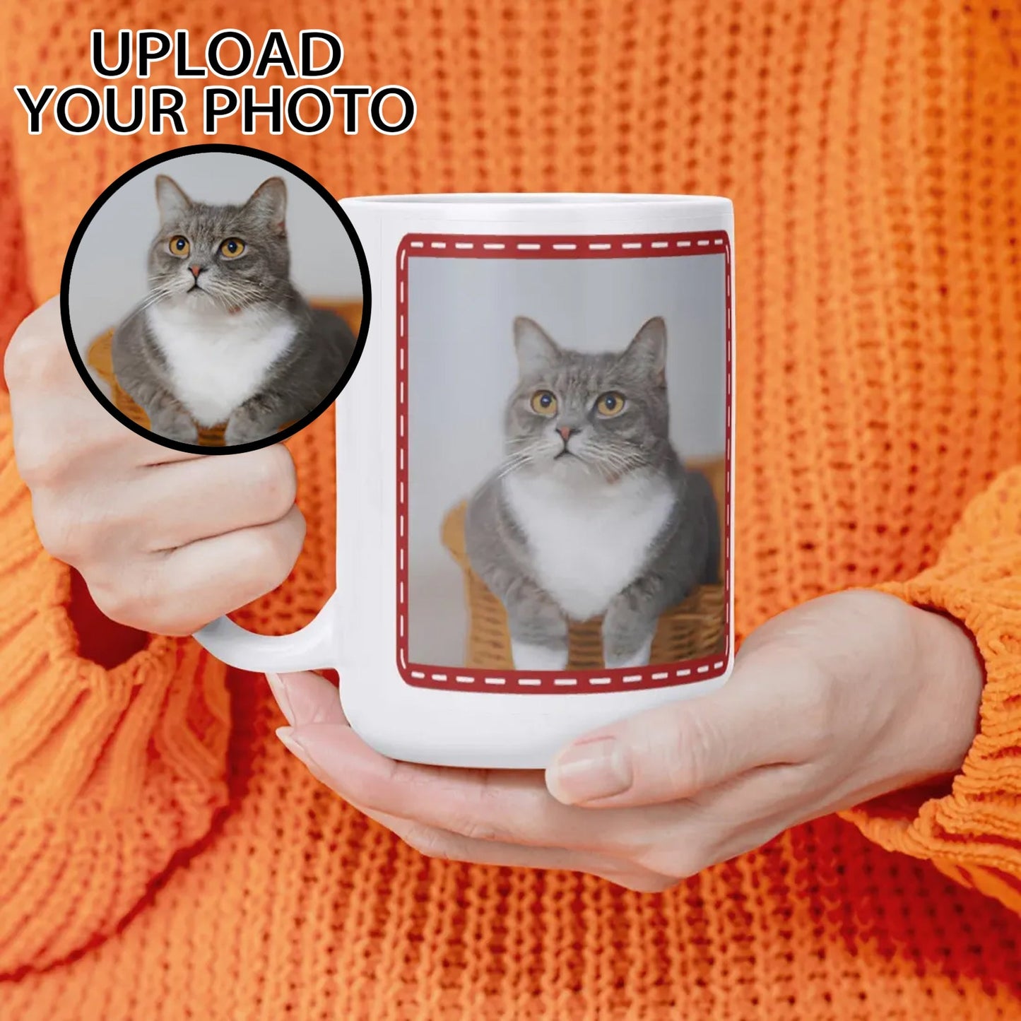Custom Pet Photo Mug – Personalized Dog & Cat Lover Gift for Any Occasion - De Krys