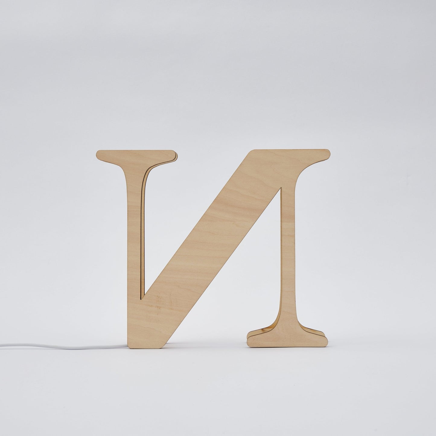 Custom Wooden Letter Lamp – Personalized Alphabet Name LED Night Light - De Krys