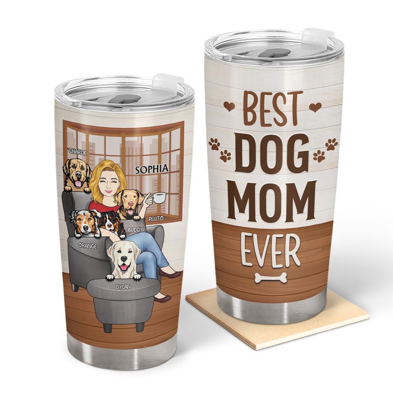 Funny Dog Mom Tumbler – Personalized “Thanks for Picking Up My Poop” Gift | Custom Names - De Krys