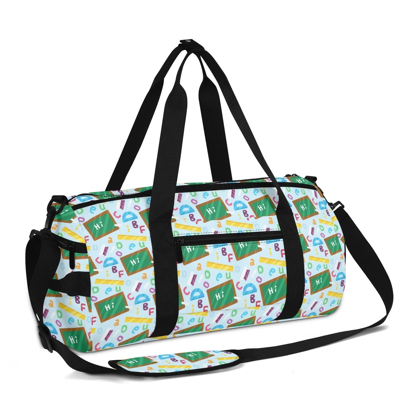Personalized ABC Duffel Bag for Kids | Custom School & Gym Bag - De Krys