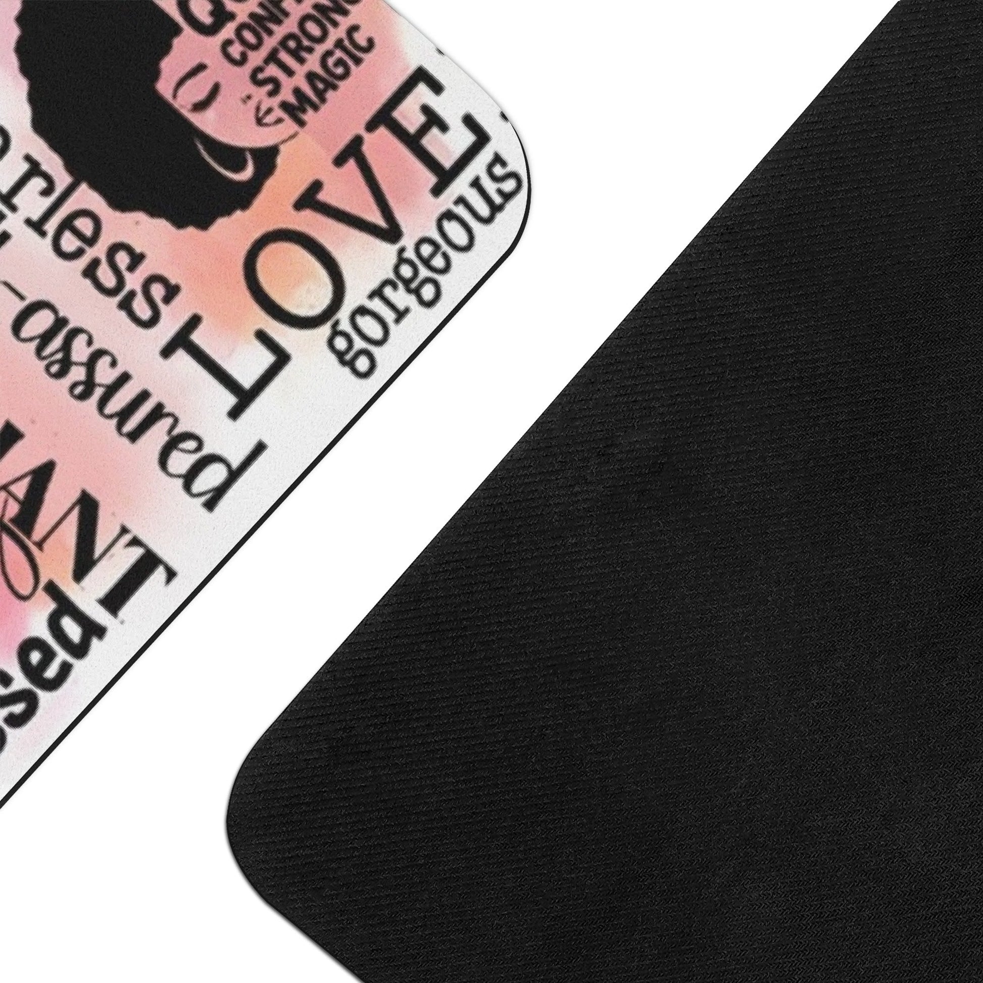 Personalized Affirmation Yoga Mat • Custom Empowerment Fitness Gift - De Krys