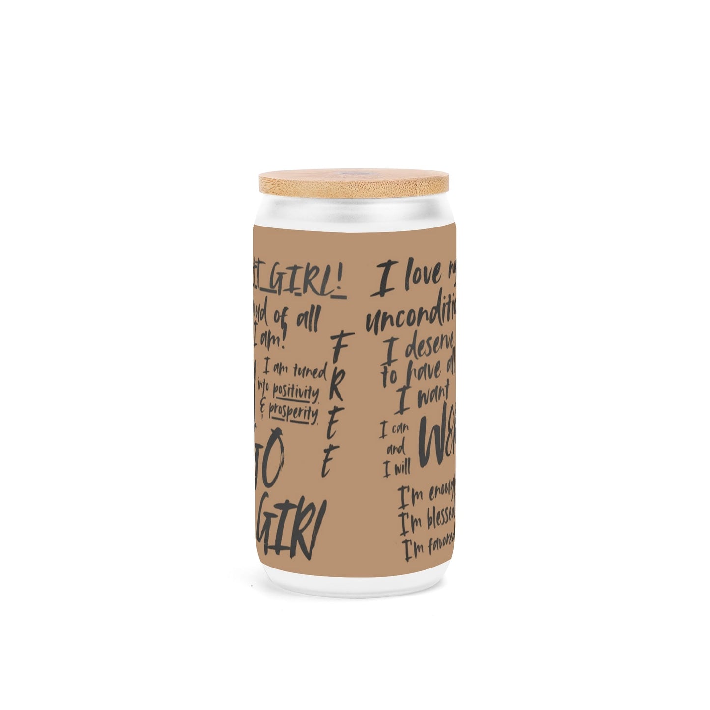 Personalized Afrocentric Affirmation Tumbler • Custom Name Gift - De Krys