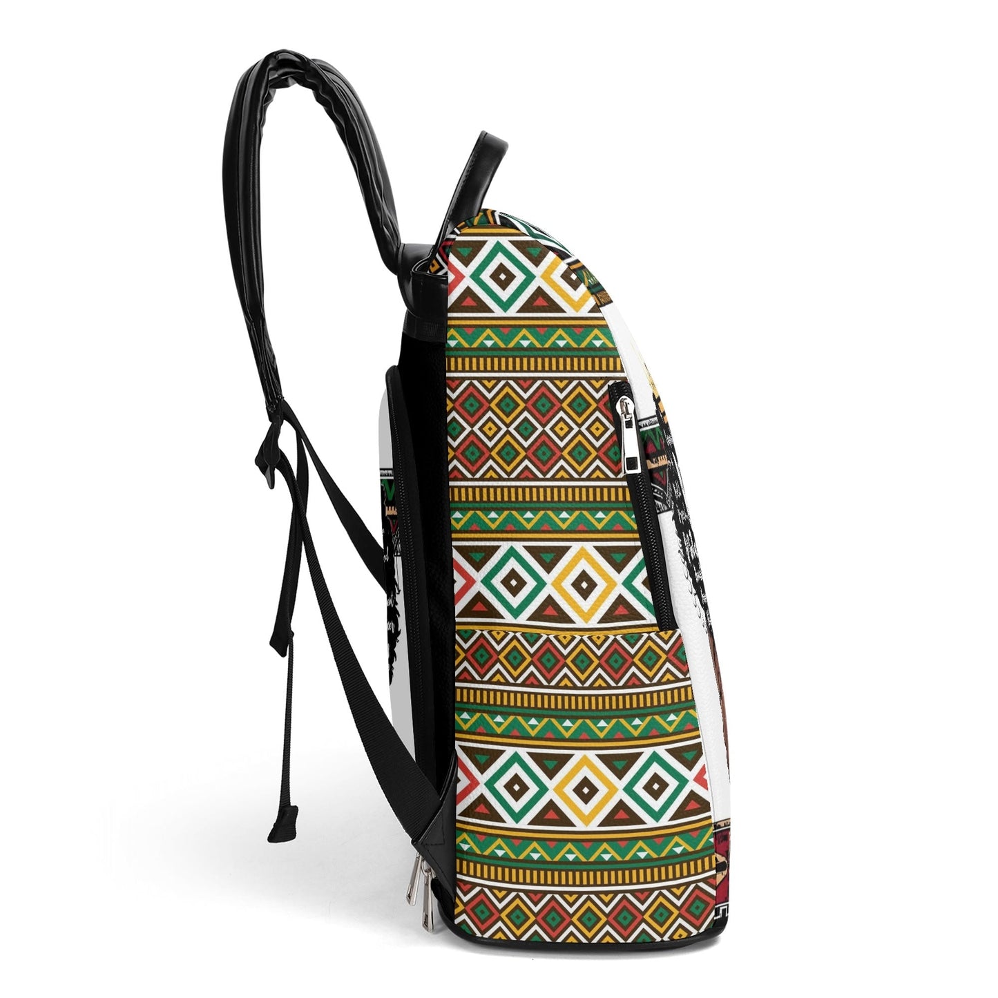 Personalized Afrocentric Backpack • Custom Black Queen Bag - De Krys