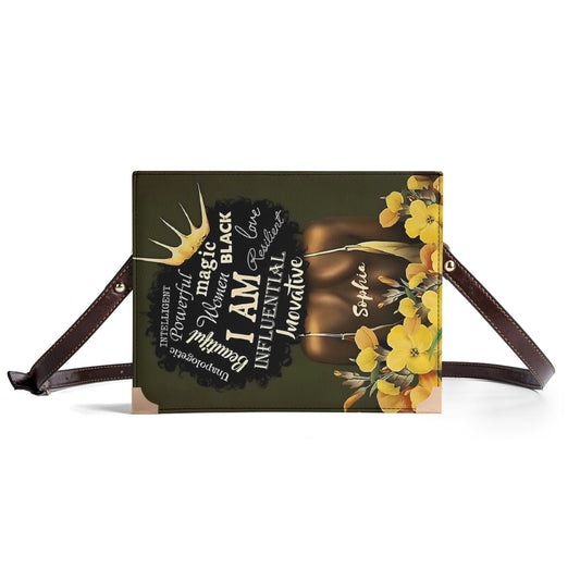 Personalized Afrocentric Handbag • Custom Melanin Queen Purse - De Krys