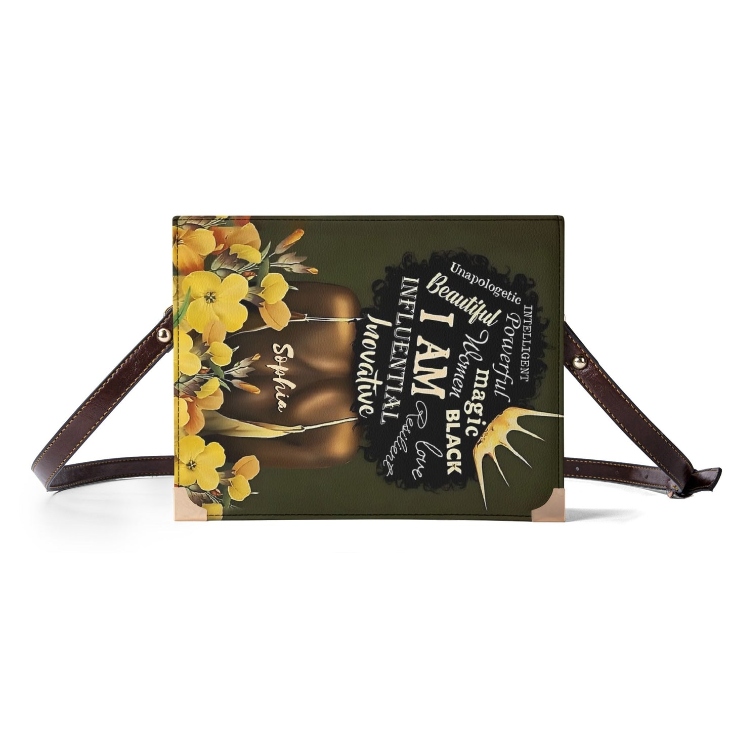 Personalized Afrocentric Handbag • Custom Melanin Queen Purse - De Krys