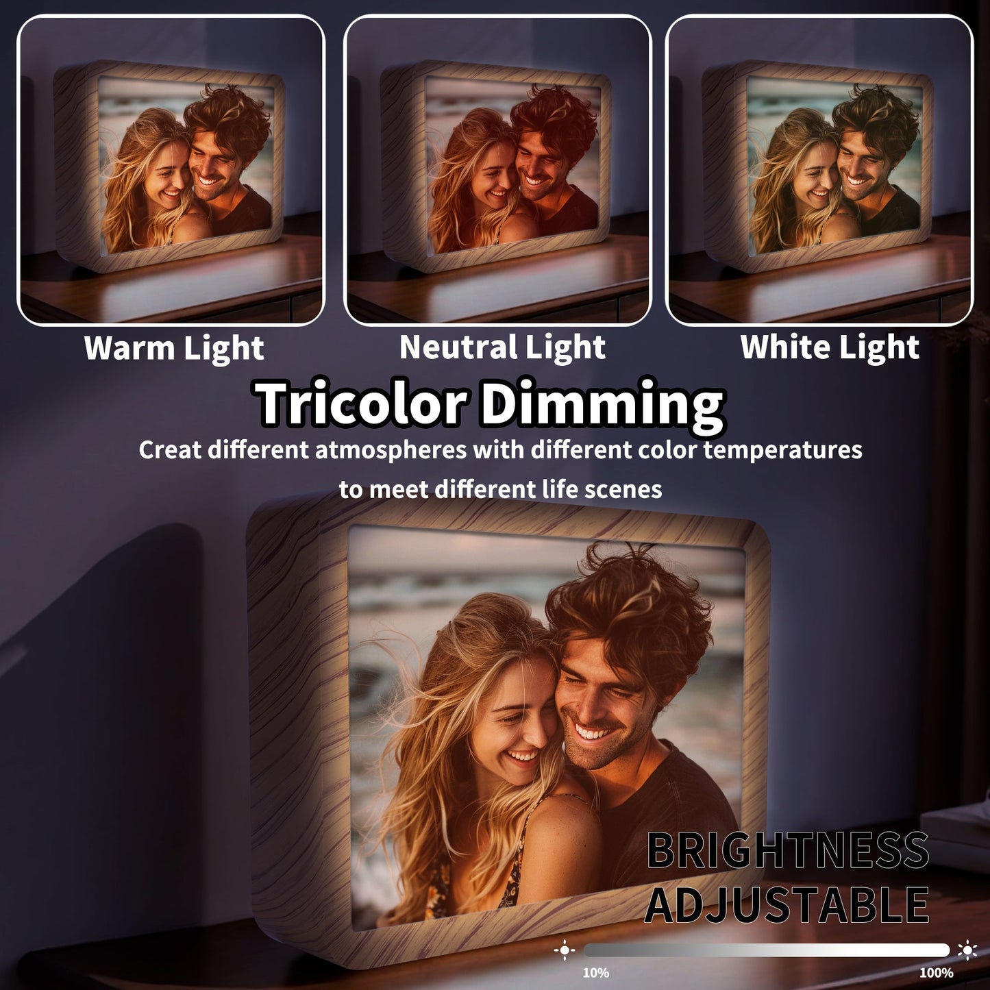 Personalized Christian Photo Plaque • Custom Faith Gift - De Krys