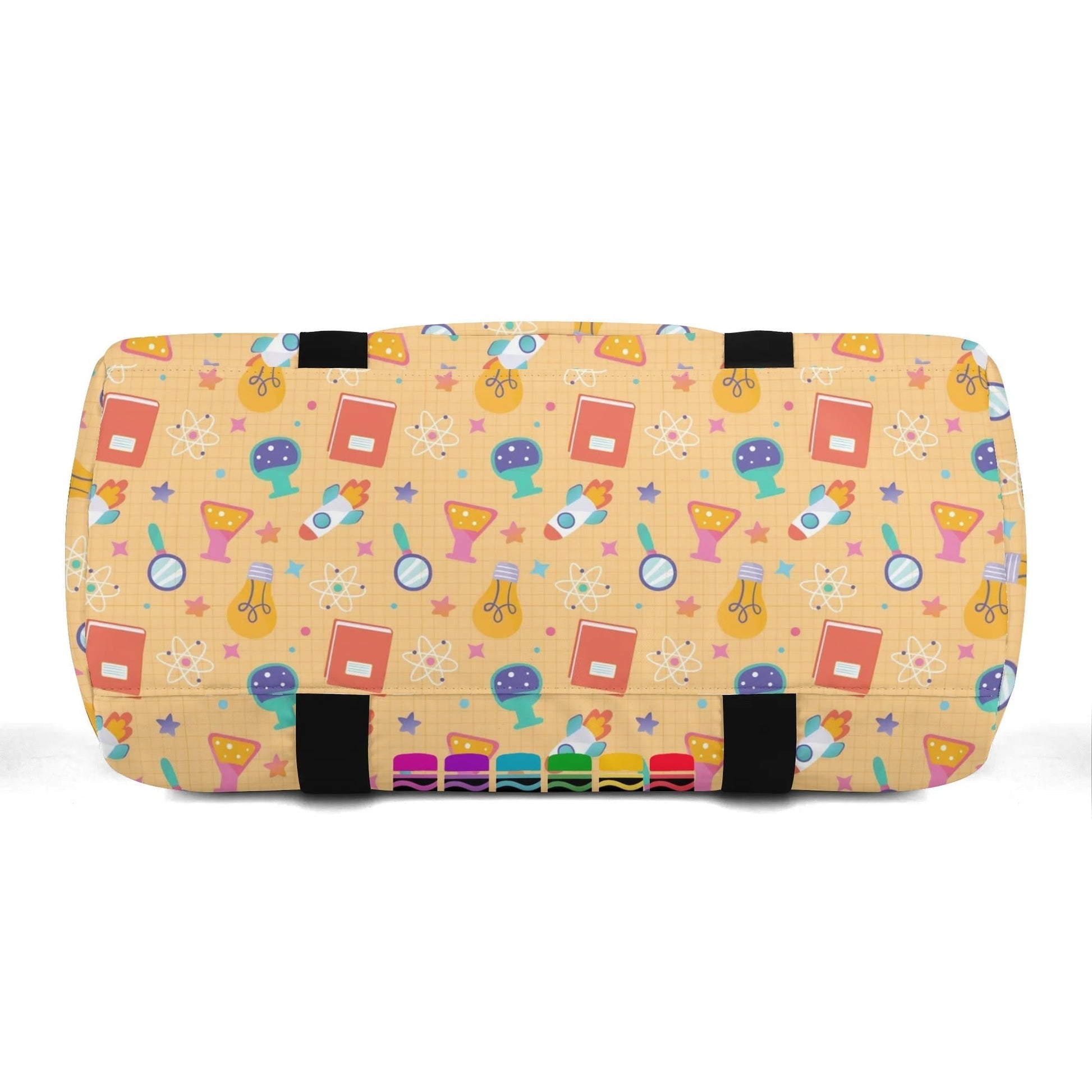 Personalized Crayon Duffel Bag for Kids | Custom Name School Bag 🎒 - De Krys