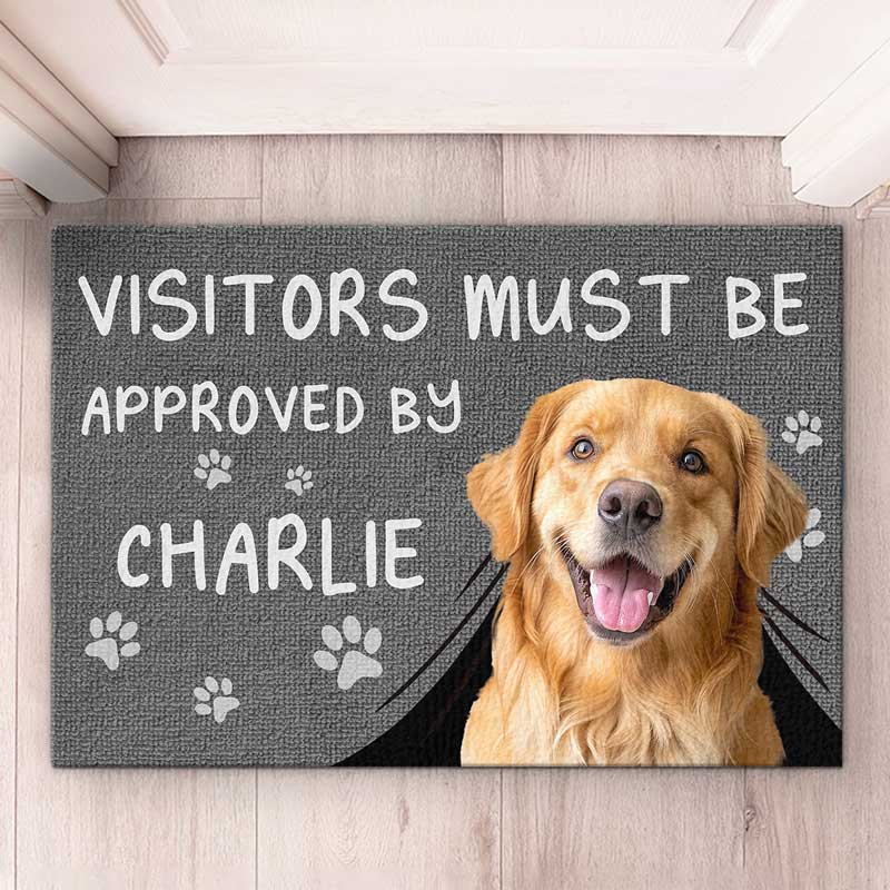 Personalized Dog Photo Doormat – Custom Pet Welcome Mat - De Krys