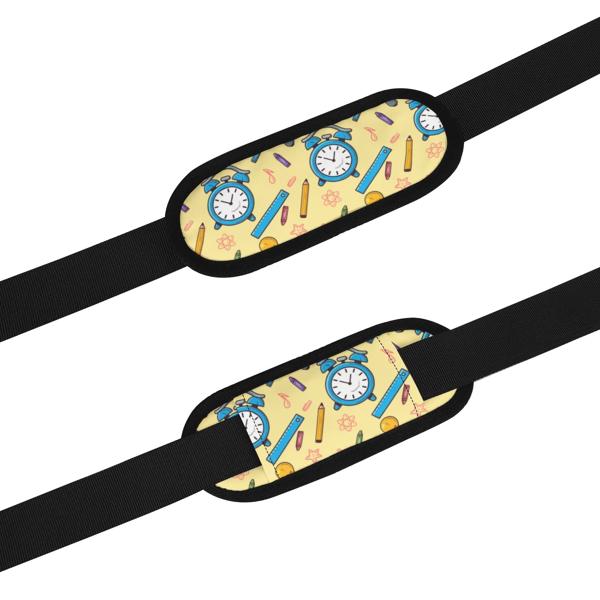 Personalized Kids Duffel Bag | Custom School Travel Bag with Apple & Pencil Theme - De Krys