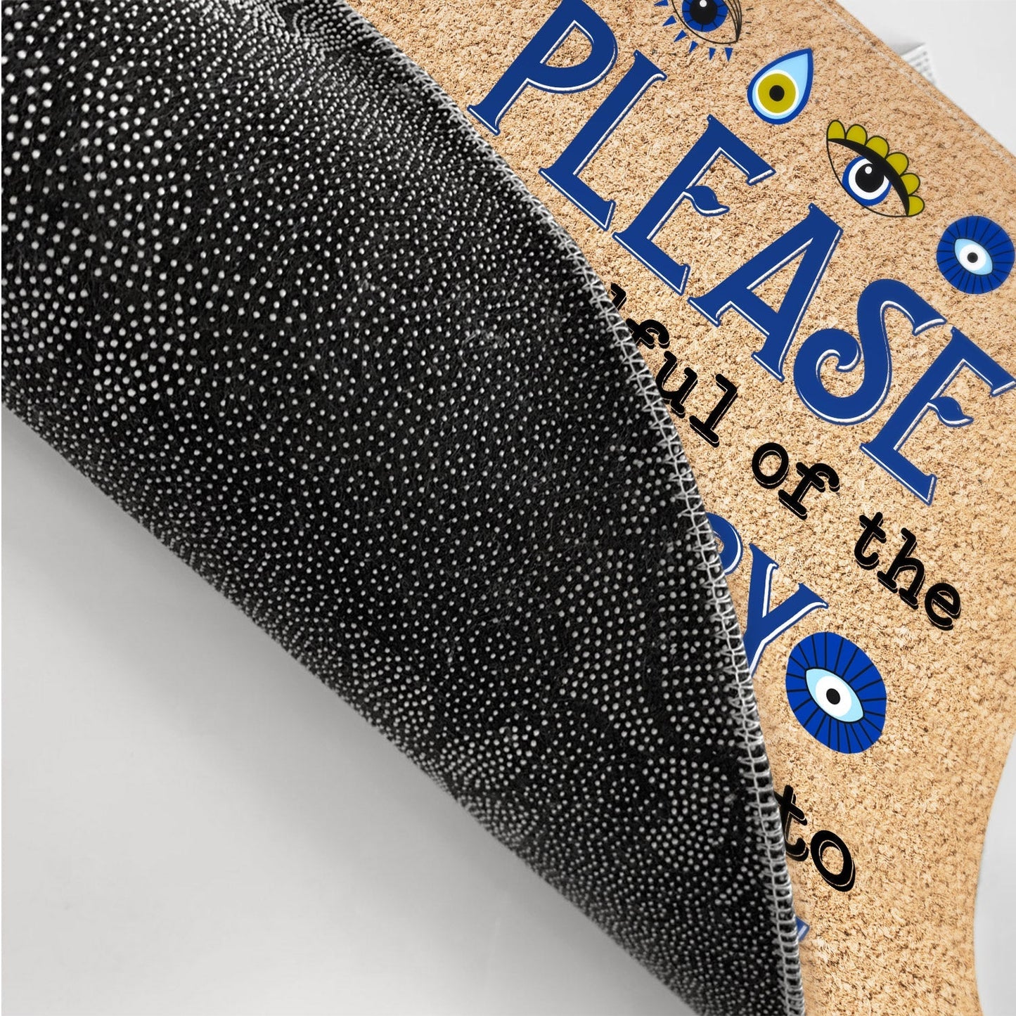 Personalized Mindful Energy Yoga Doormat – Custom Name Mat - De Krys