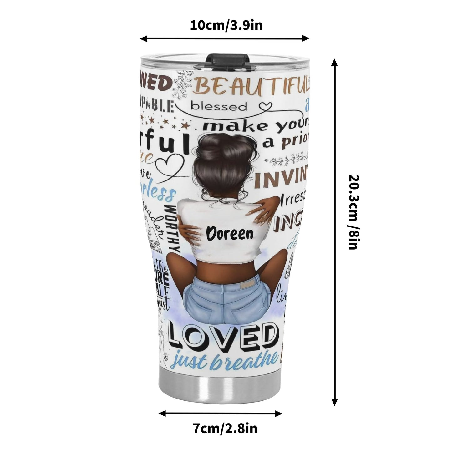 Personalized Name Tumbler • Custom Inspirational Gift - De Krys