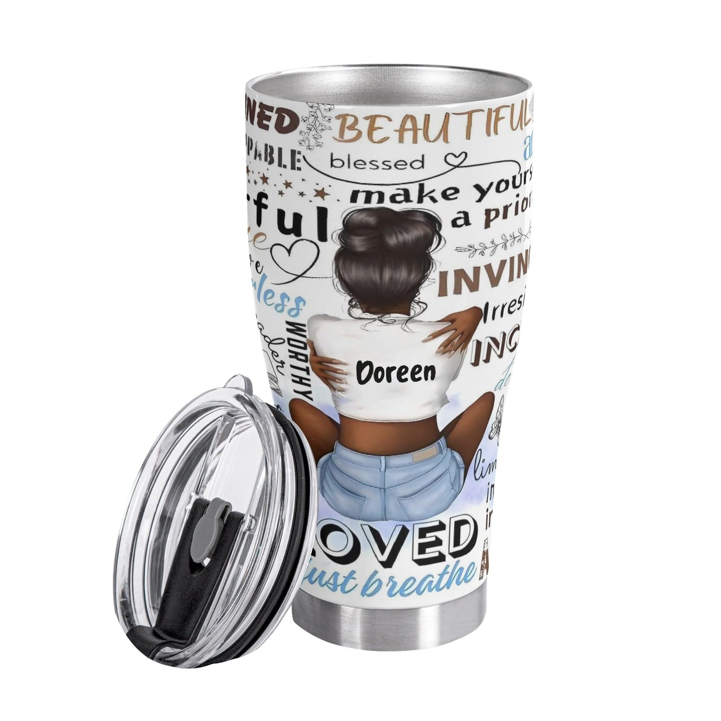 Personalized Name Tumbler • Custom Inspirational Gift - De Krys