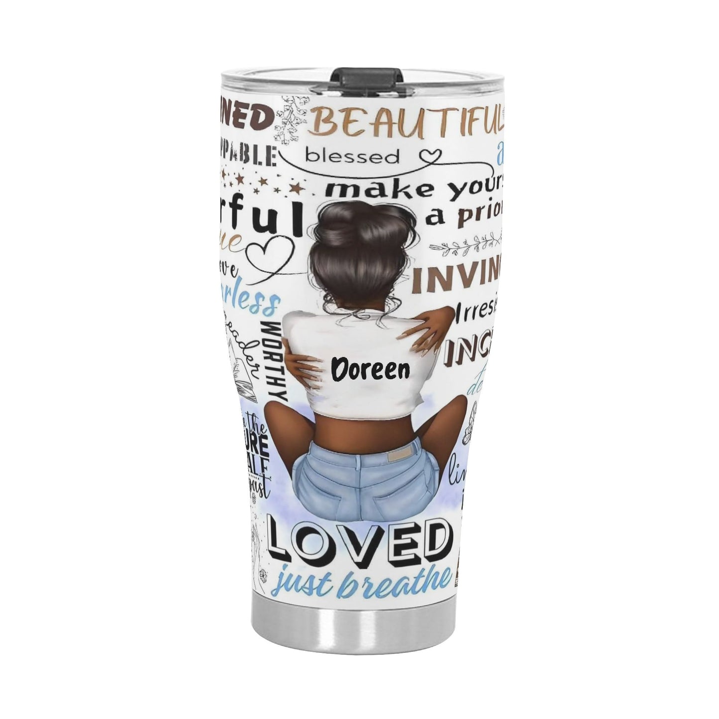 Personalized Name Tumbler • Custom Inspirational Gift - De Krys