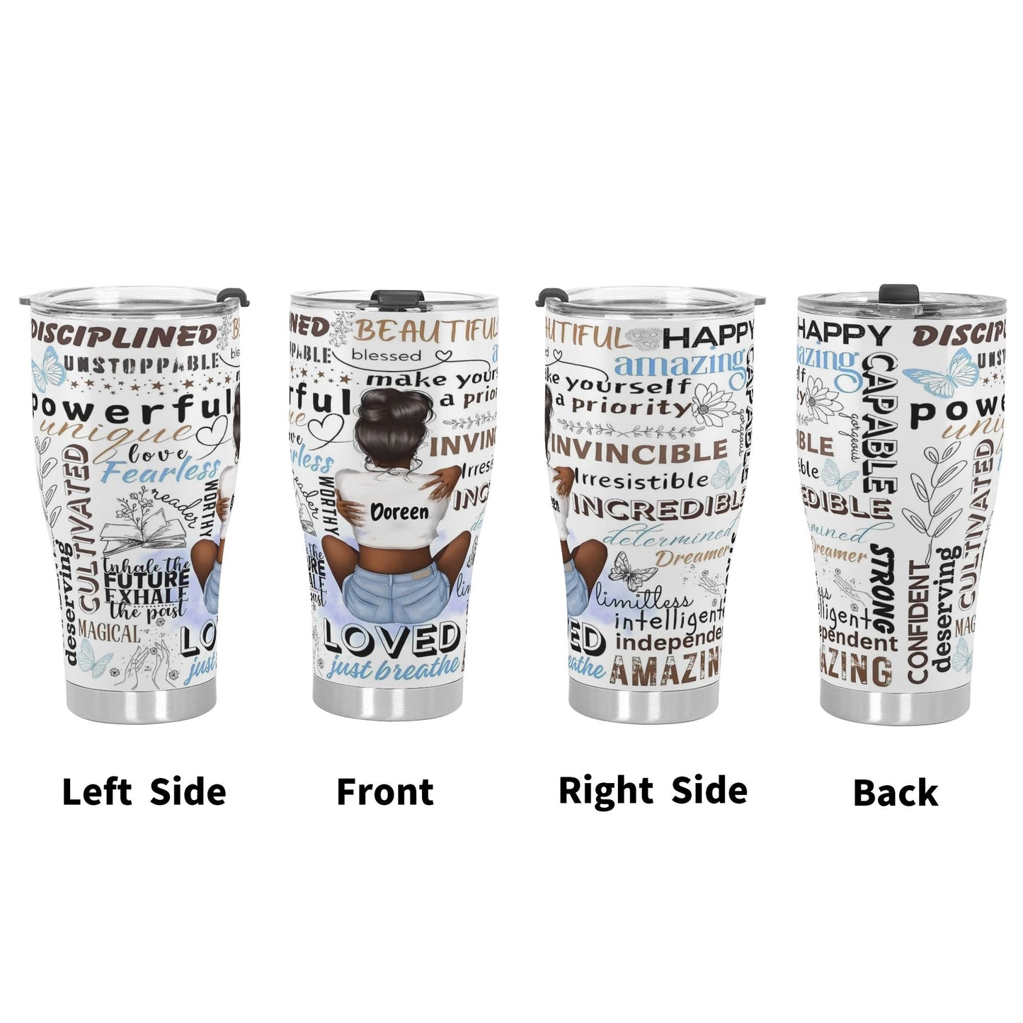 Personalized Name Tumbler • Custom Inspirational Gift - De Krys