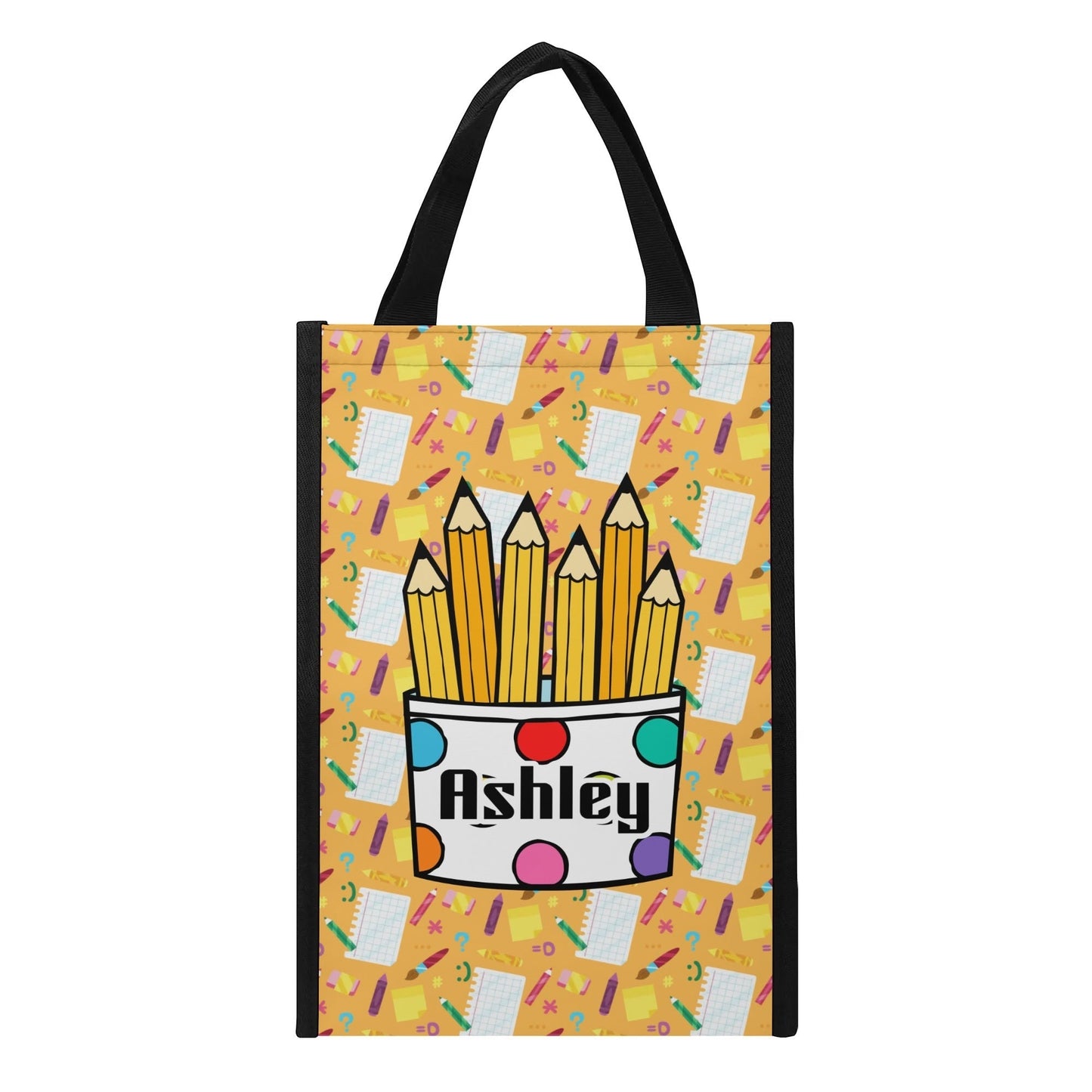 Personalized Photo Lunch Tote for Kids | Bookworm Lunch Bag - De Krys