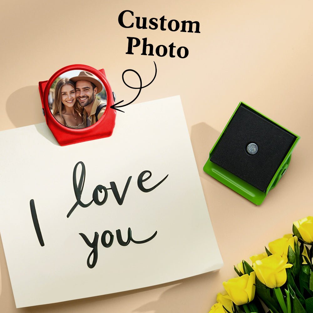 Personalized Photo Magnetic Memo Clip – Fridge & Desk Holder - De Krys