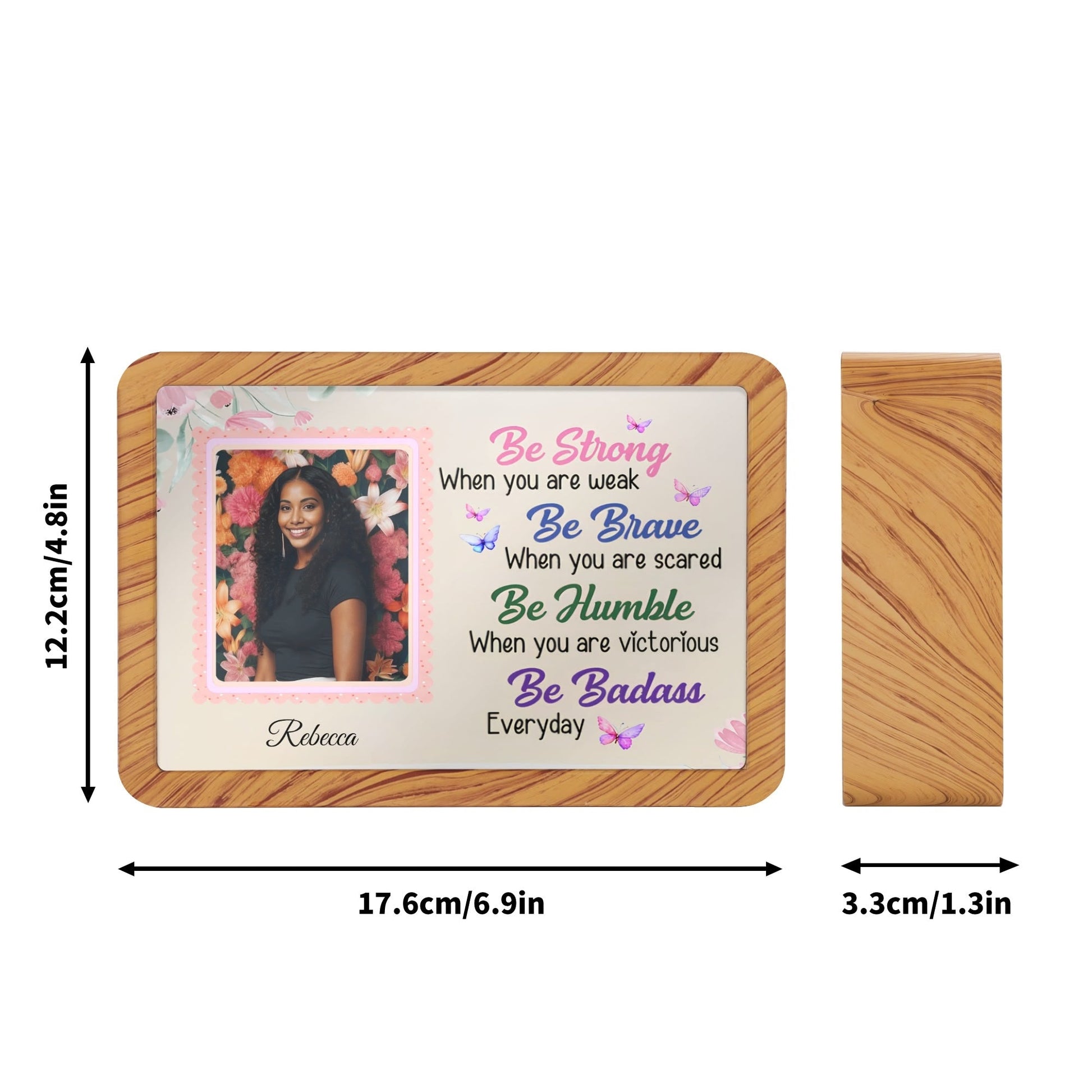 Personalized Photo Plaque • Custom Motivational Gift - De Krys