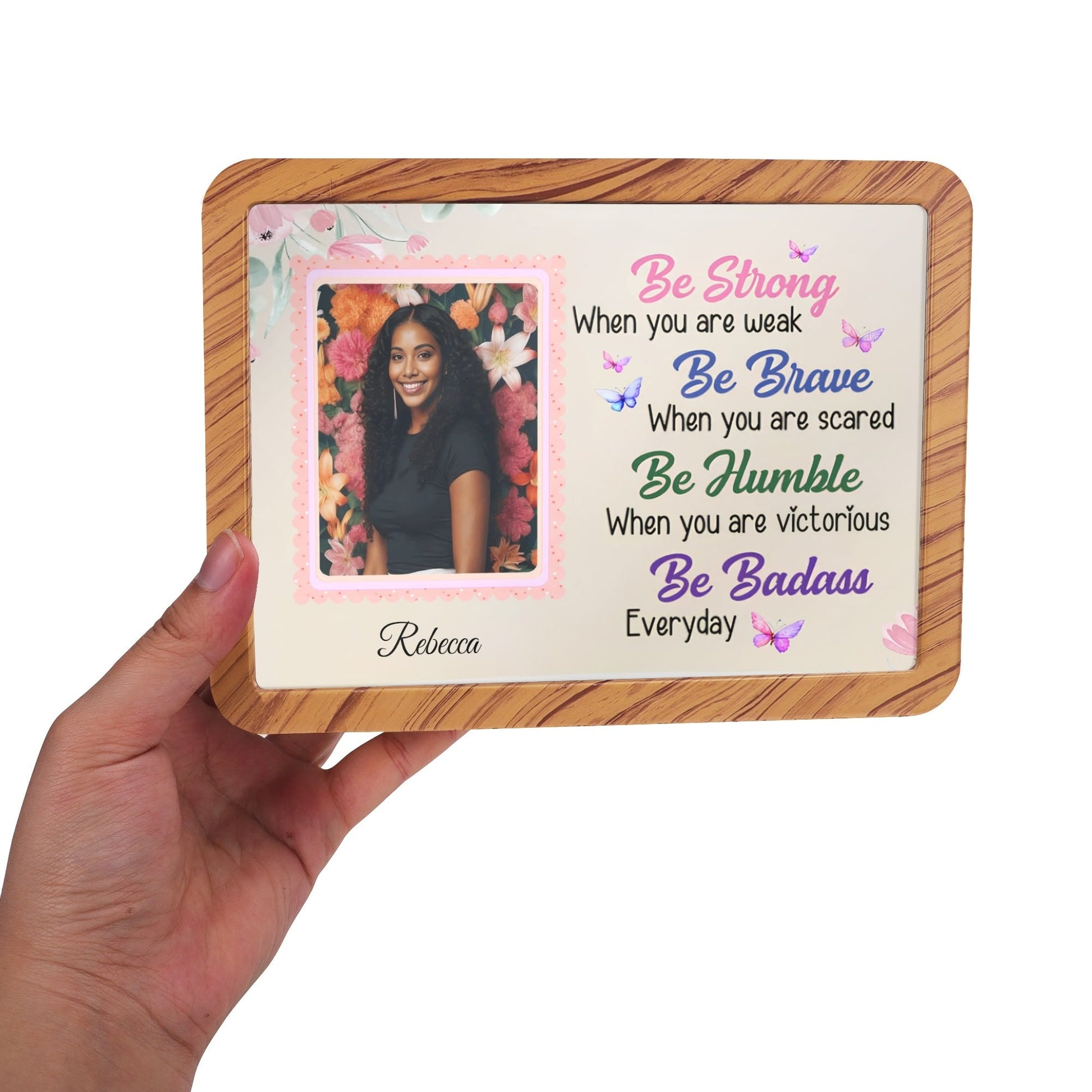 Personalized Photo Plaque • Custom Motivational Gift - De Krys