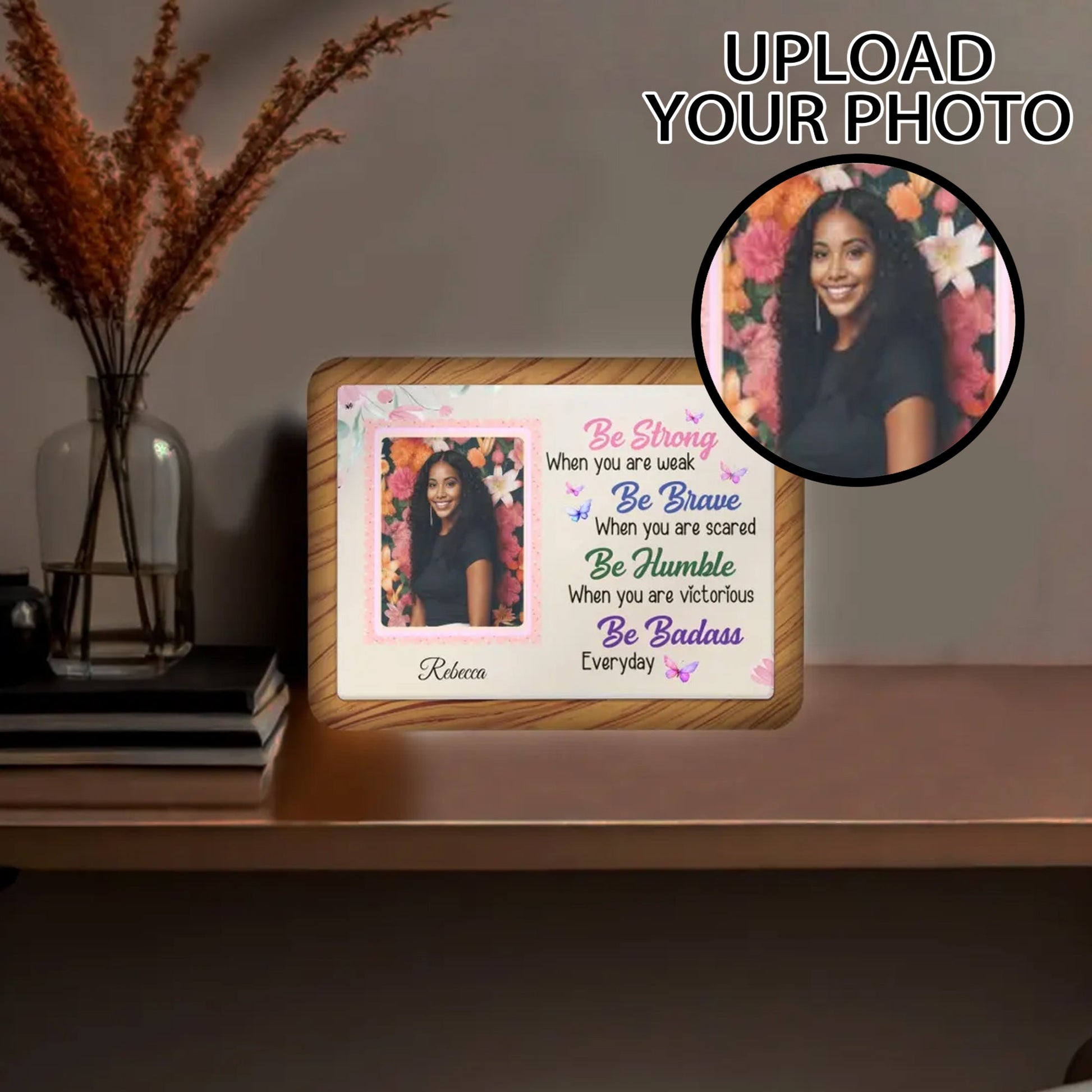 Personalized Photo Plaque • Custom Motivational Gift - De Krys