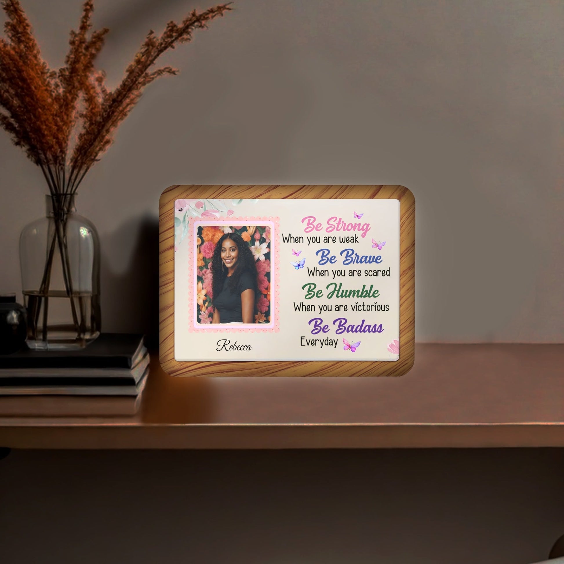 Personalized Photo Plaque • Custom Motivational Gift - De Krys