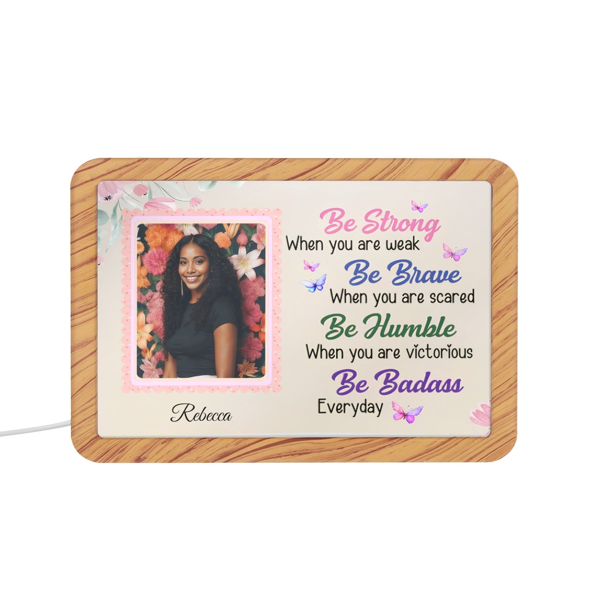 Personalized Photo Plaque • Custom Motivational Gift - De Krys