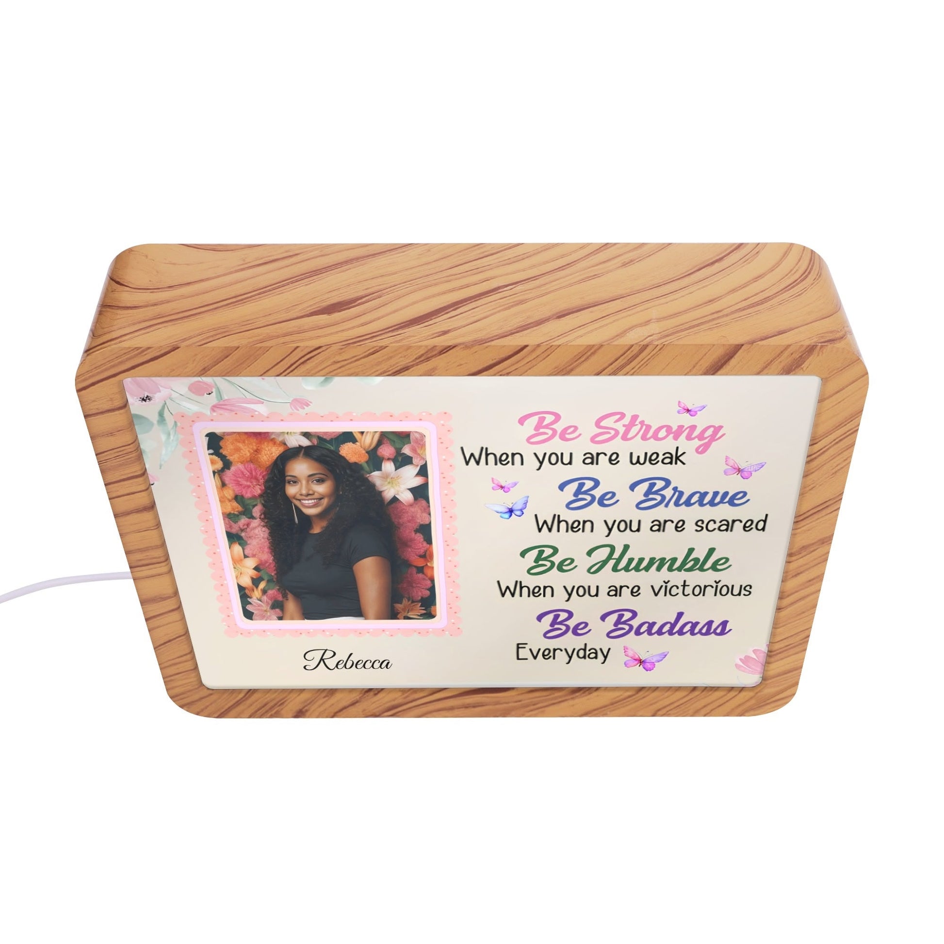 Personalized Photo Plaque • Custom Motivational Gift - De Krys