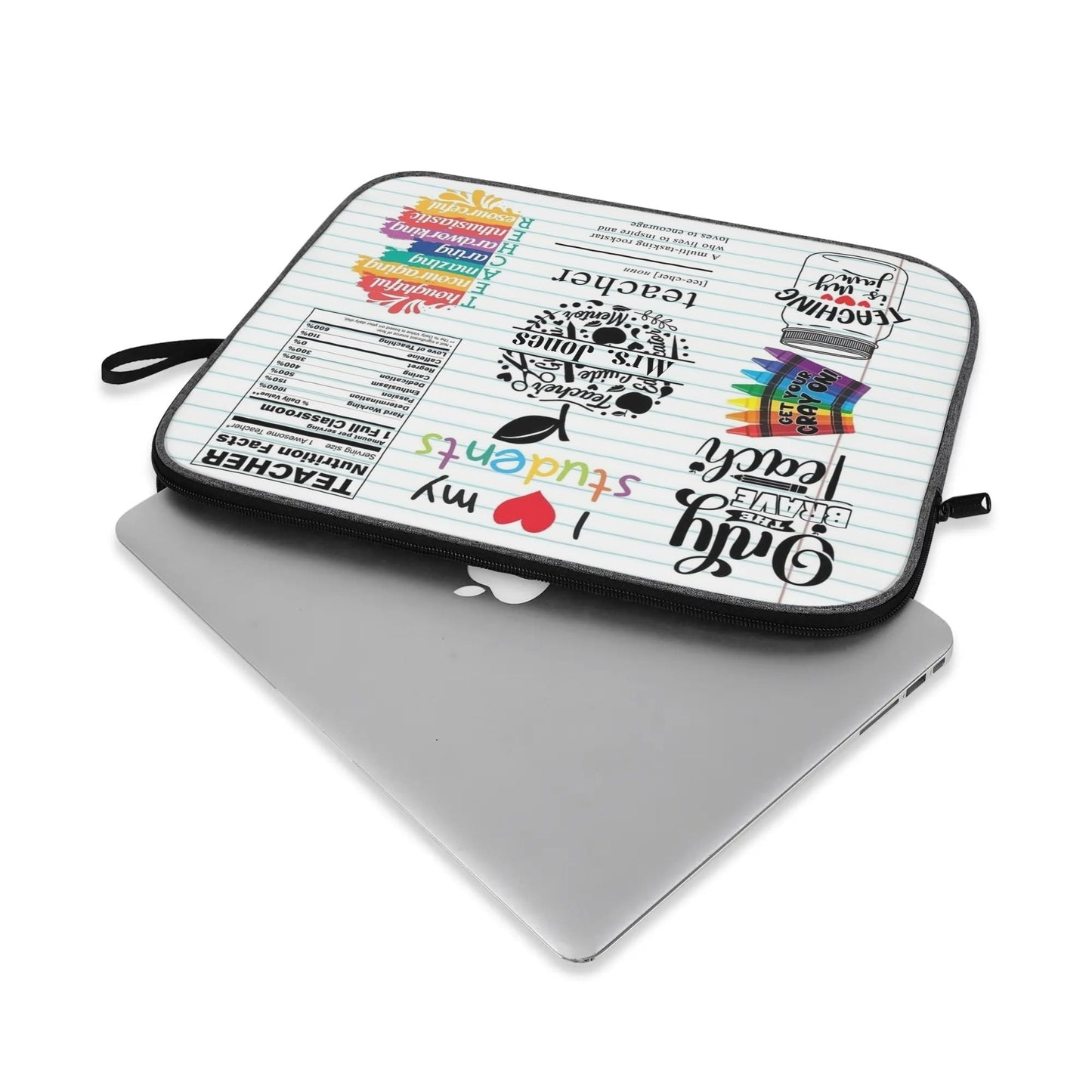 Personalized Teacher Lunch Bag – Custom Name School Supplies Tote - De Krys