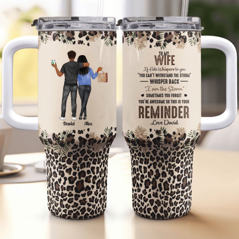 Personalized Tumbler | Custom 40oz Inspirational Gift - De Krys