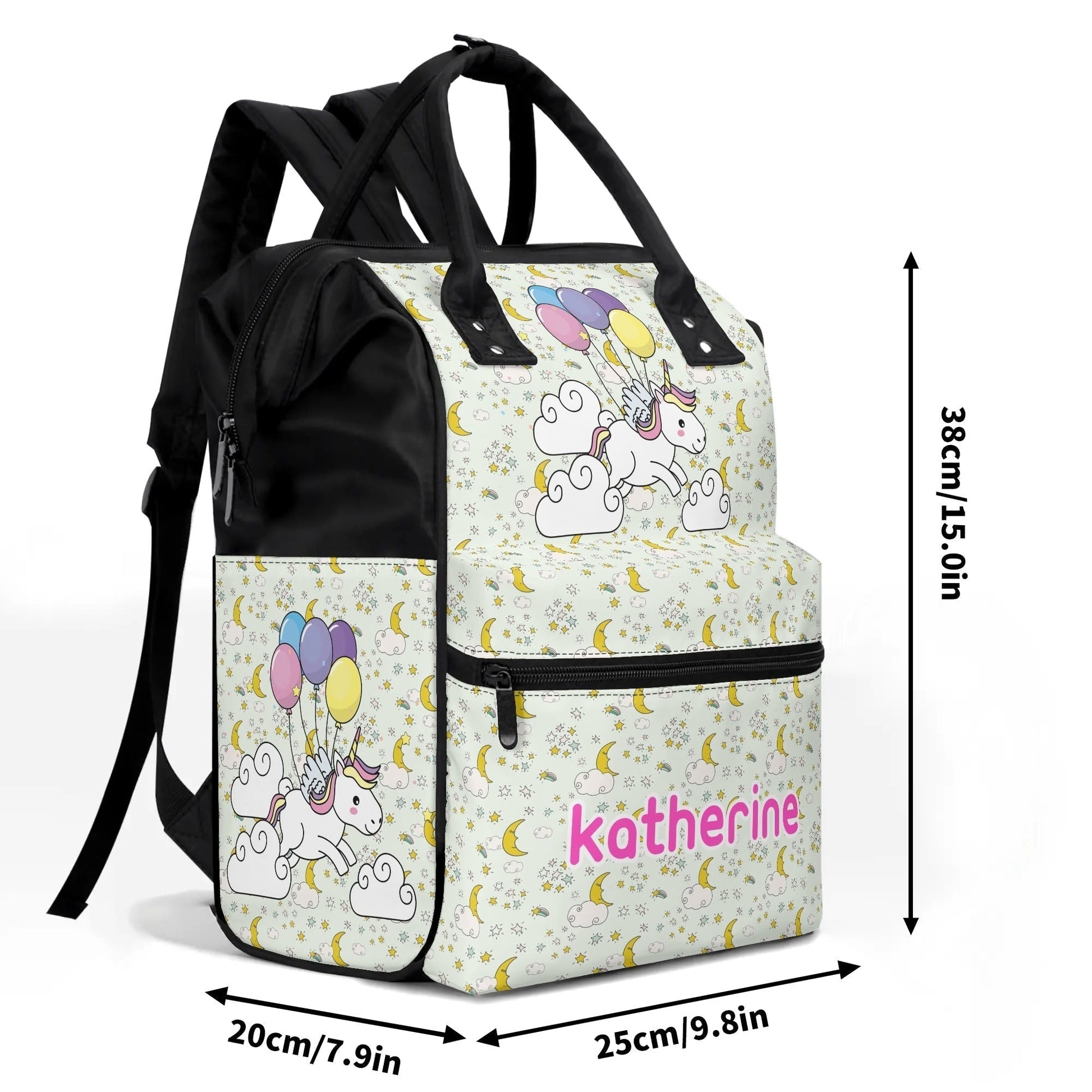Personalized Unicorn Backpack 🎈 Cute Kids Name Bag - De Krys