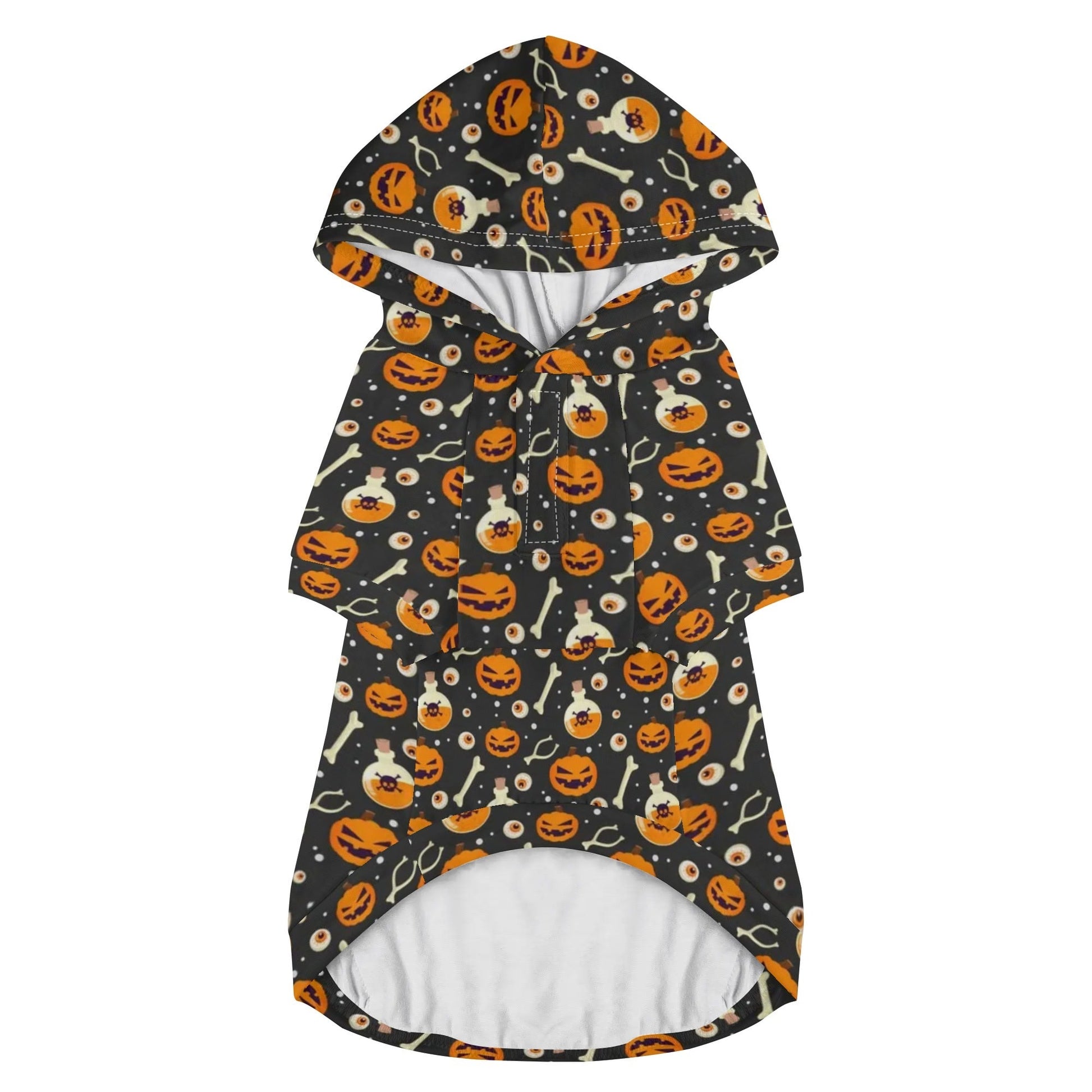 Spooky - Chic Pet Hoodie – Halloween Sweater with Treat Pocket for Cats & Dogs - De Krys