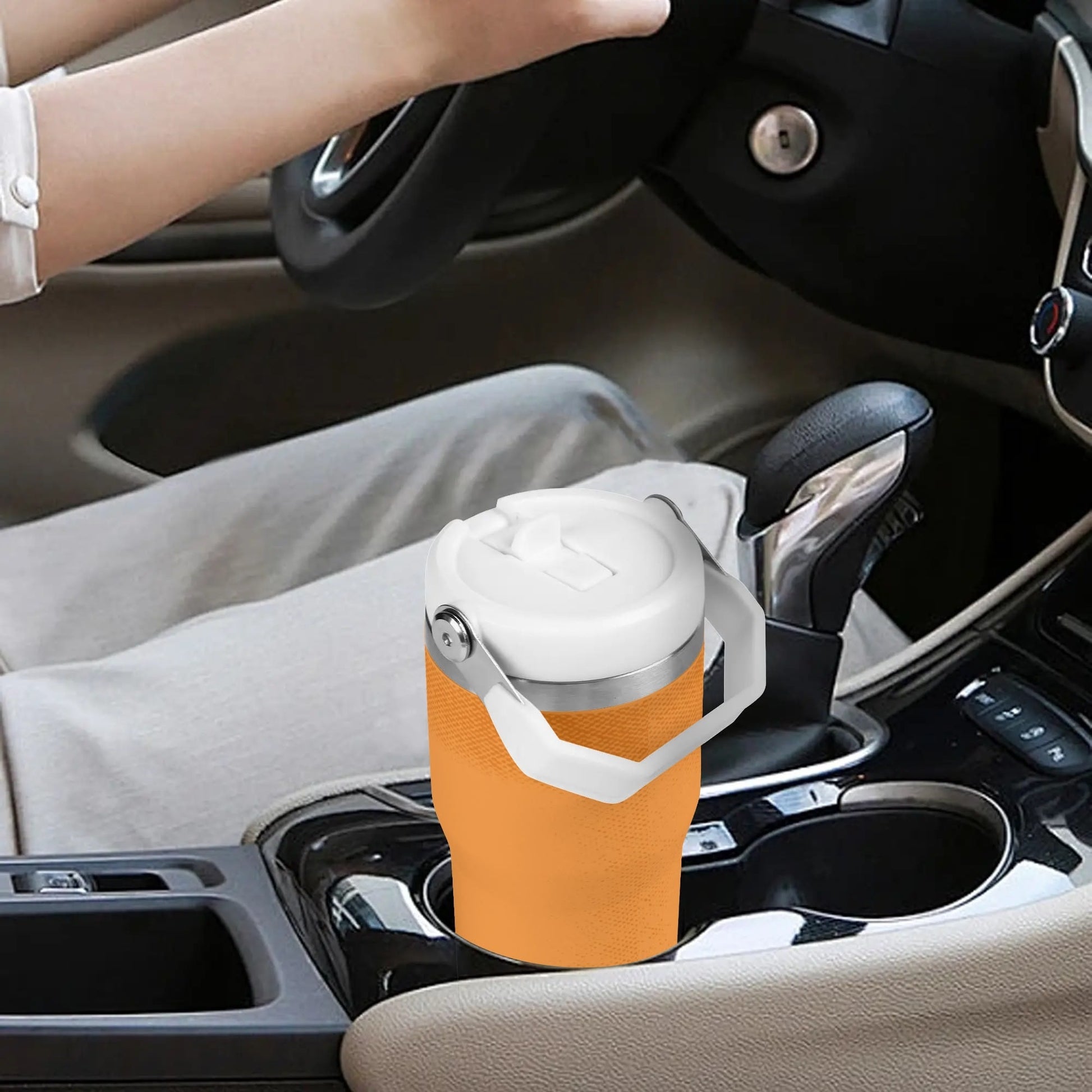 Trick or Treat Halloween Pet Tumbler – Custom 40oz Stainless Steel Travel Mug with Handle & Straw - De Krys