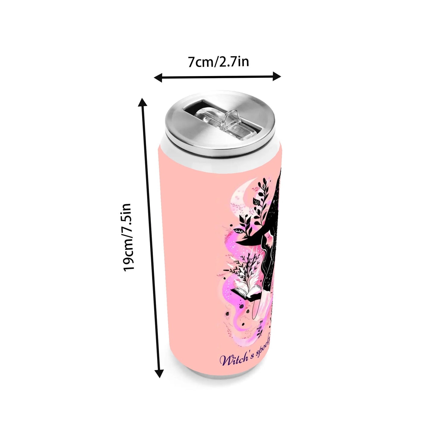 Witch’s Spooky Night | Pink Halloween Tumbler | Add Your Name! - De Krys