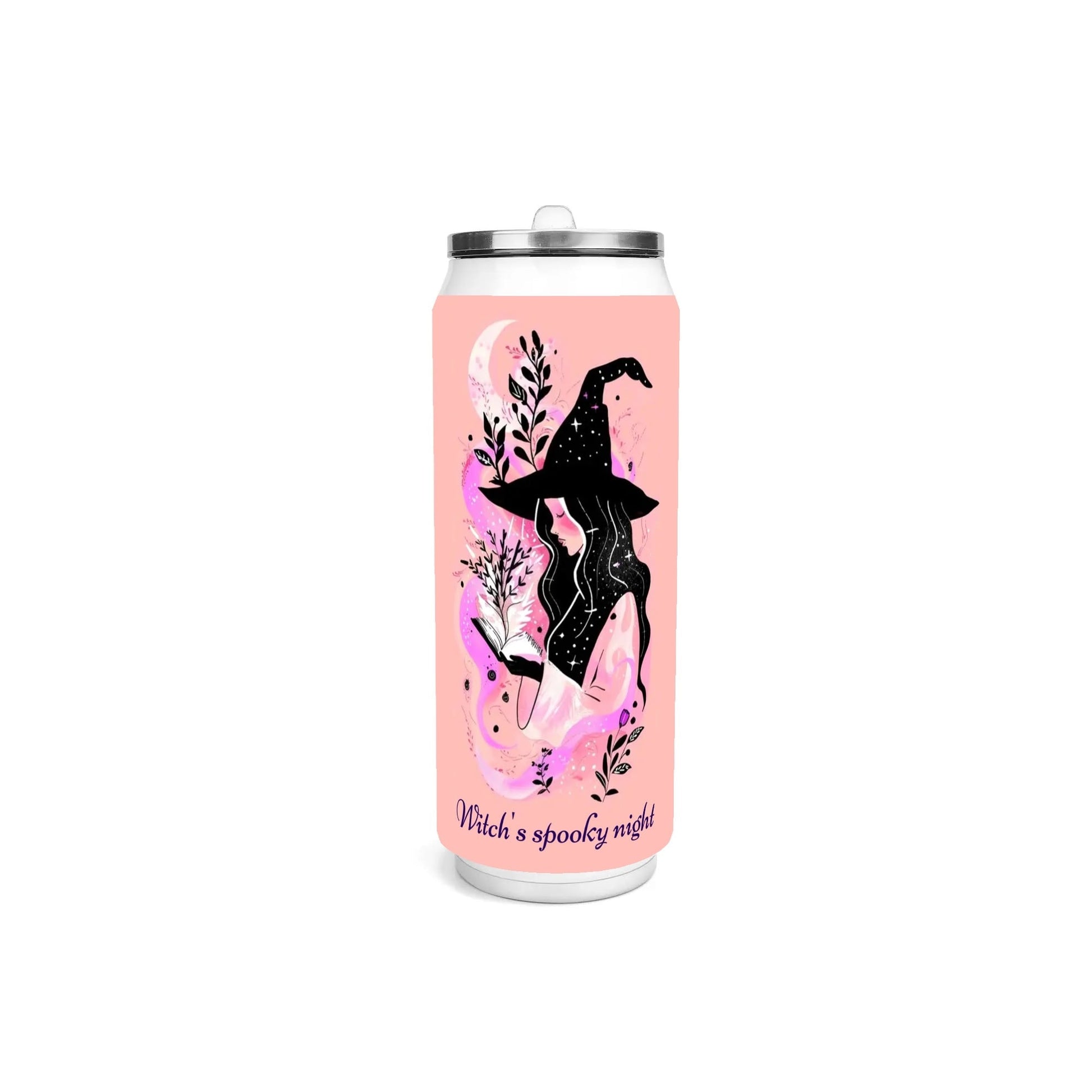 Witch’s Spooky Night | Pink Halloween Tumbler | Add Your Name! - De Krys