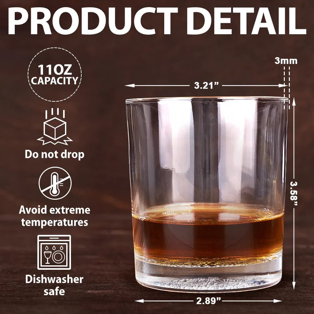 “You Lucky Man” Engraved Glass – Personalized Whiskey Gift for Him - De Krys