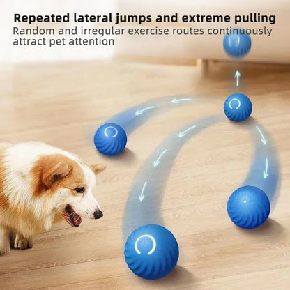 USB Automatic Moving Bouncing for Puppy Birthday Gift Cat Product Smart Dog Toy Ball Electronic Interactive Pet Toy Moving Ball