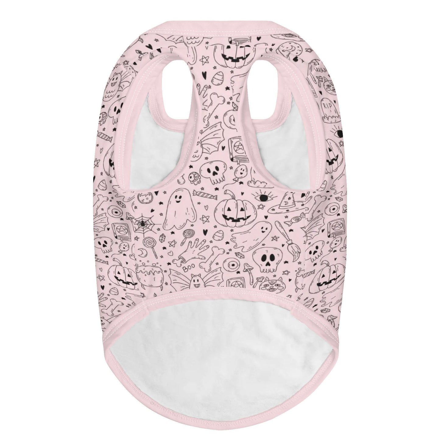 Adorable Halloween Pet Shirt – Lightweight Outfit for Dogs & Cats with Spooky Prints - De Krys