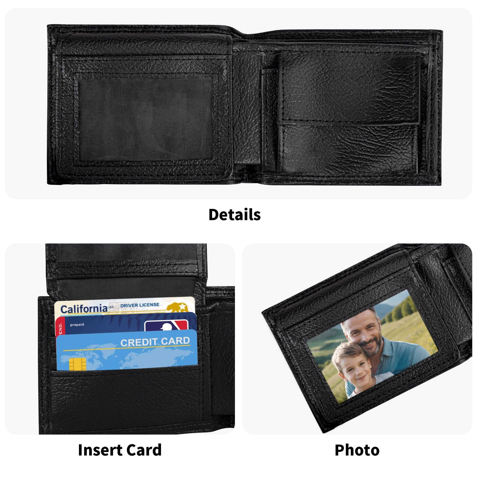 Black King Personalized Wallet – Empowering Custom Gift for Black Men | The Most Powerful Piece in the Game - De Krys