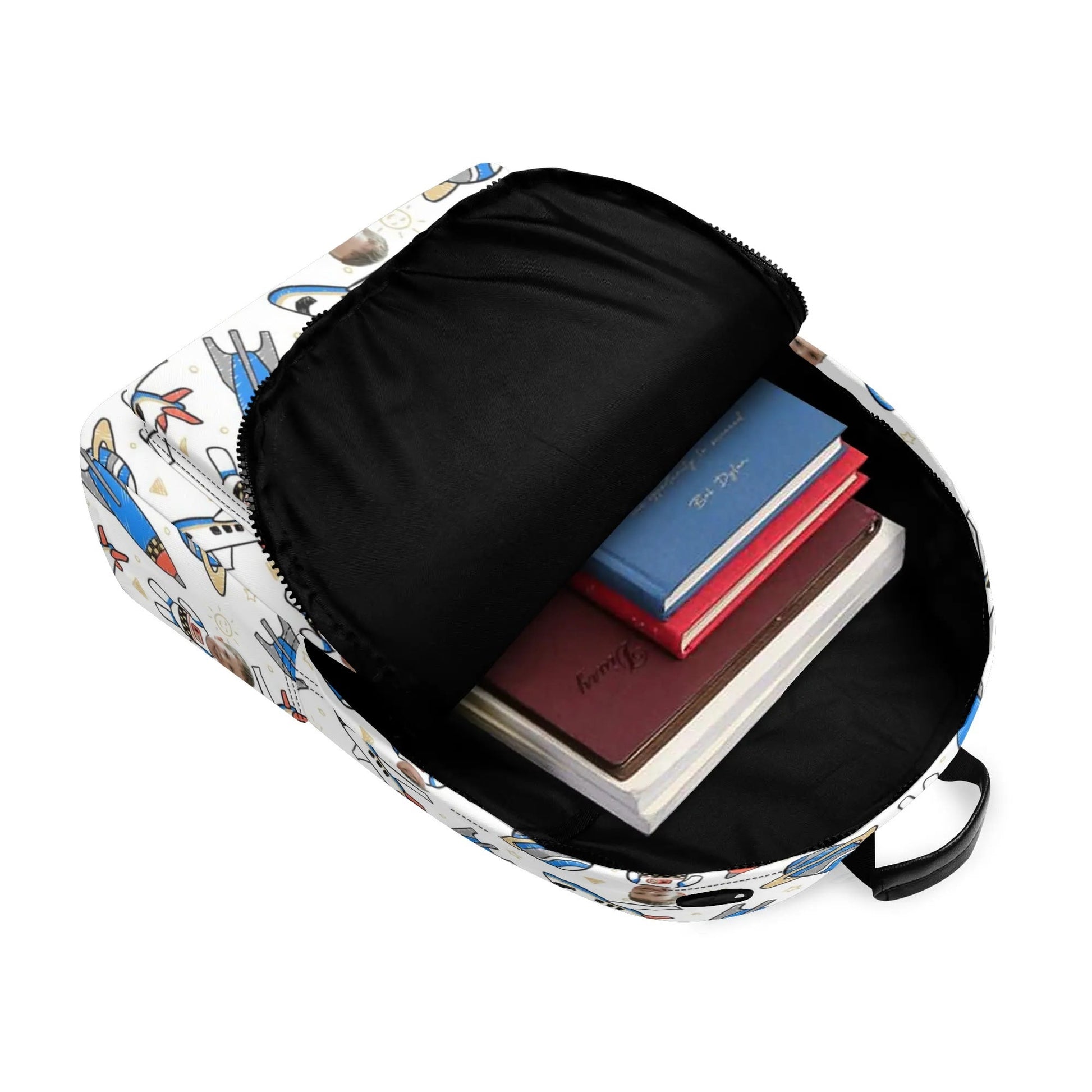 Custom Astronaut Kids Backpack – Space Themed Bag with Child’s Face - De Krys